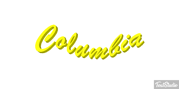 Columbia Текстовый эффект