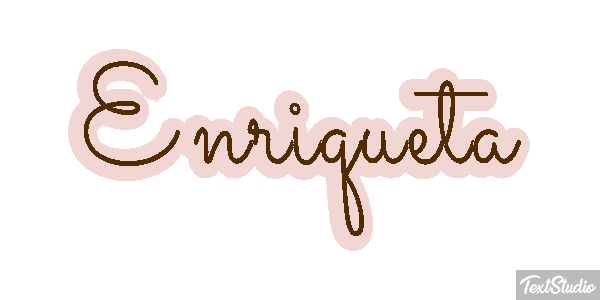 Enriqueta Texteffekt