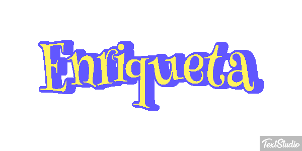 Enriqueta Texteffekt