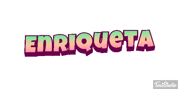 Enriqueta Texteffekt