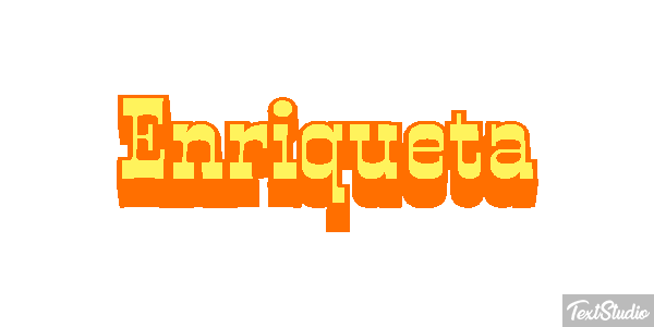 Enriqueta Texteffekt