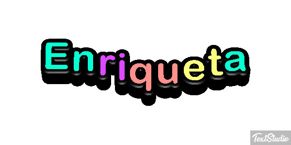 Enriqueta Texteffekt
