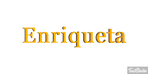 Enriqueta Texteffekt