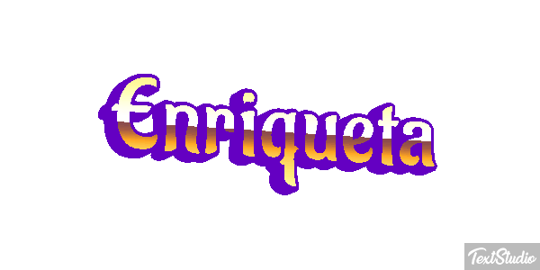 Enriqueta Texteffekt