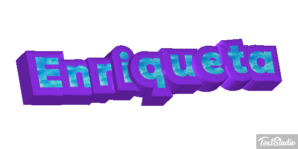 Enriqueta Texteffekt
