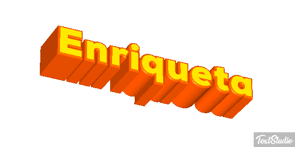 Enriqueta Texteffekt