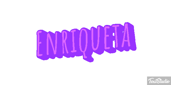 Enriqueta Texteffekt