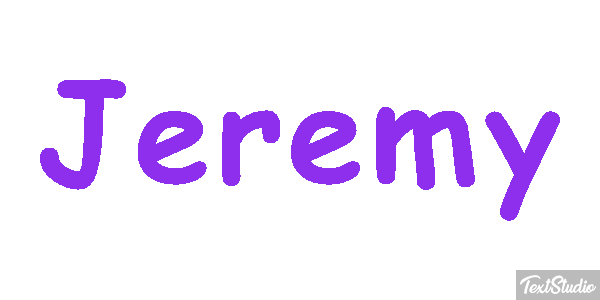 Jeremy Efecto de texto