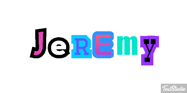Jeremy Efecto de texto