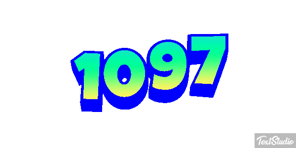 1097 Текстовый эффект