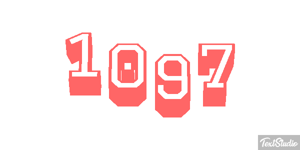 1097 Текстовый эффект