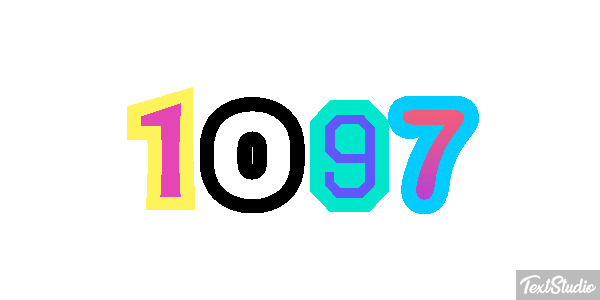 1097 Текстовый эффект