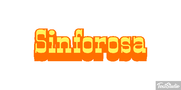 Sinforosa Effetto testo