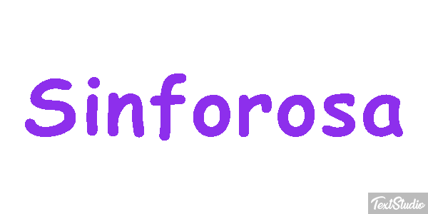 Sinforosa Effetto testo