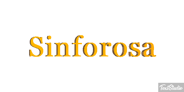 Sinforosa Effetto testo