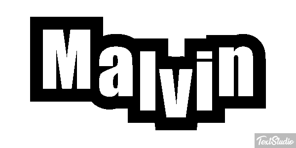 Malvin Texteffekt