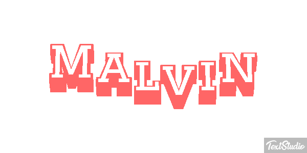Malvin Texteffekt
