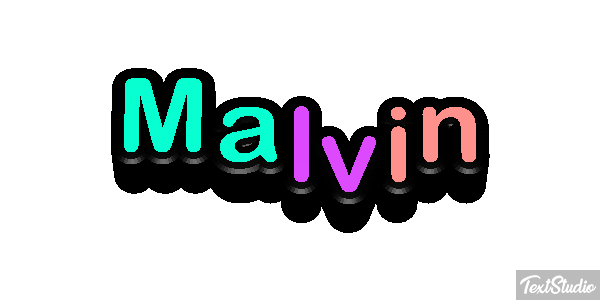 Malvin Texteffekt