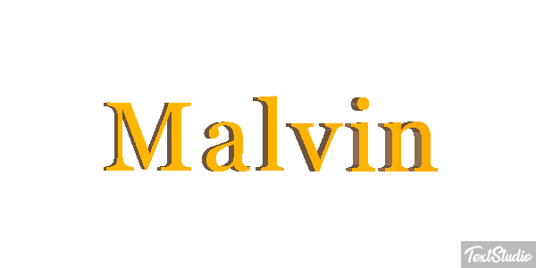 Malvin Texteffekt