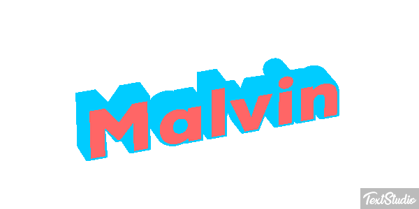 Malvin Texteffekt
