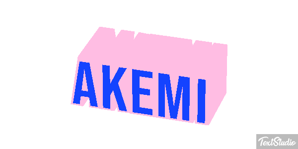 Akemi Text effect