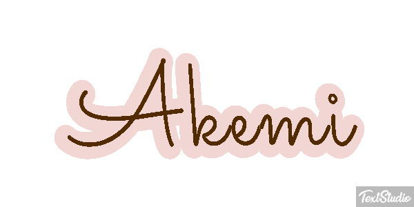 Akemi Text effect