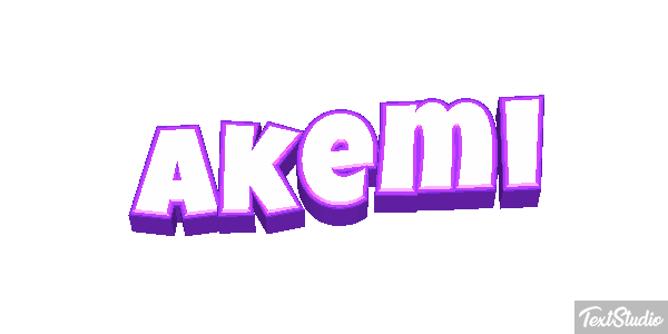Akemi Text effect