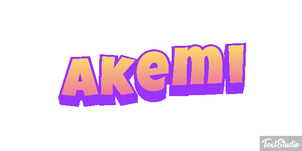 Akemi Text effect