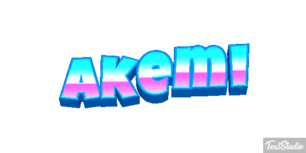 Akemi Text effect