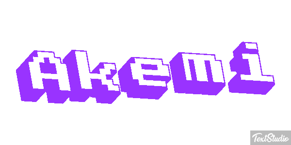 Akemi Text effect