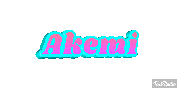 Akemi Text effect