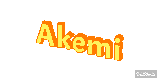 Akemi Text effect
