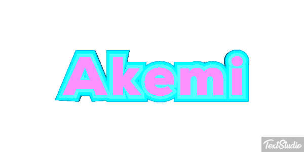 Akemi Text effect