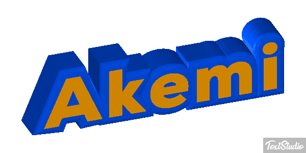 Akemi Text effect