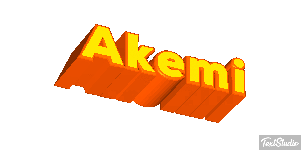 Akemi Text effect