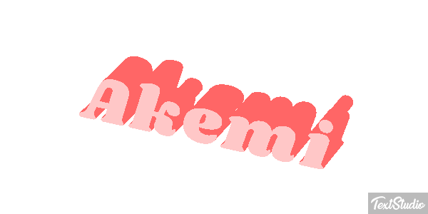 Akemi Text effect
