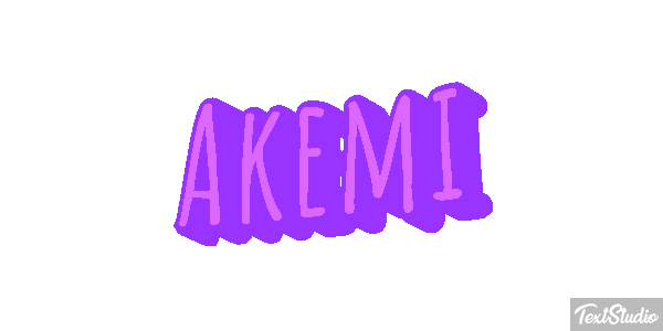 Akemi Text effect
