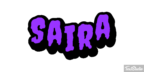 Saira Текстовый эффект