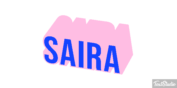 Saira Текстовый эффект