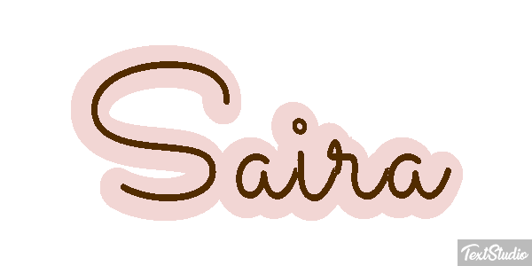 Saira Текстовый эффект