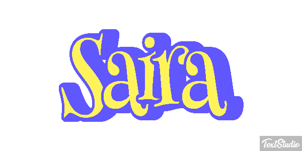 Saira Текстовый эффект