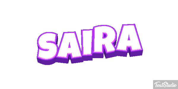 Saira Текстовый эффект
