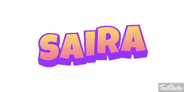 Saira Текстовый эффект