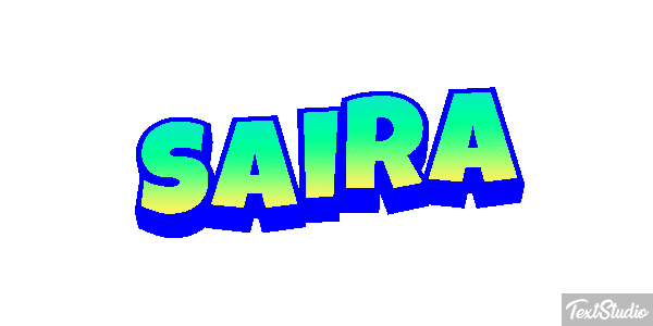 Saira Текстовый эффект