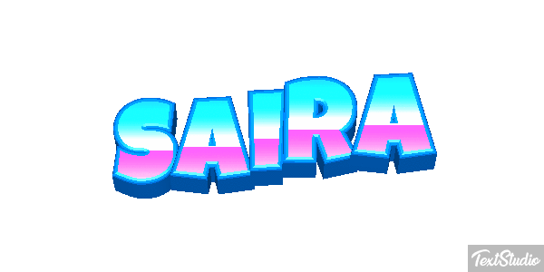Saira Текстовый эффект