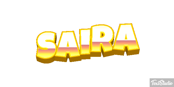 Saira Текстовый эффект