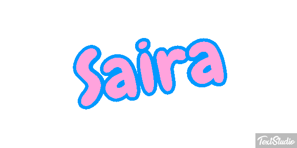 Saira Текстовый эффект