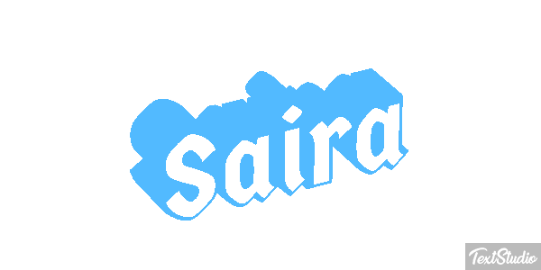 Saira Текстовый эффект