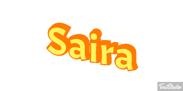 Saira Текстовый эффект