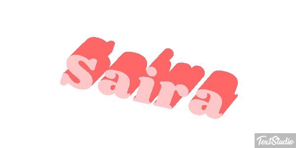 Saira Текстовый эффект